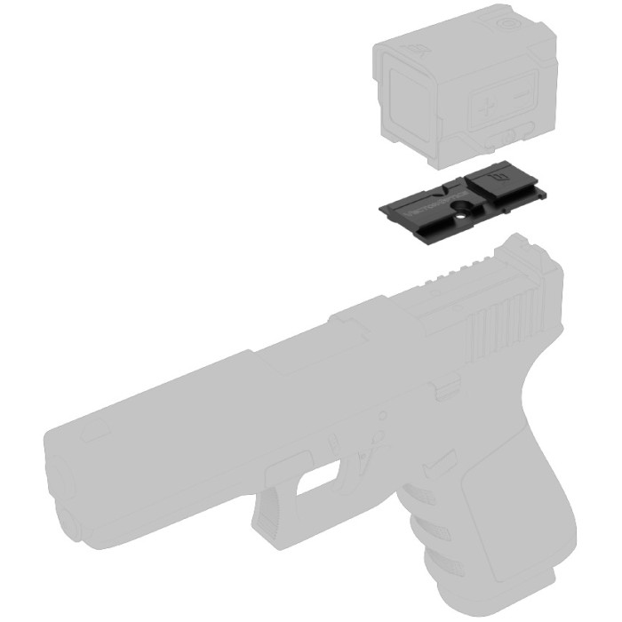 Адаптер Vector Optics на Glock 17/19 MOS для коліматорів з VOD footprint (SCRD-63 series) (SCFRM-12)