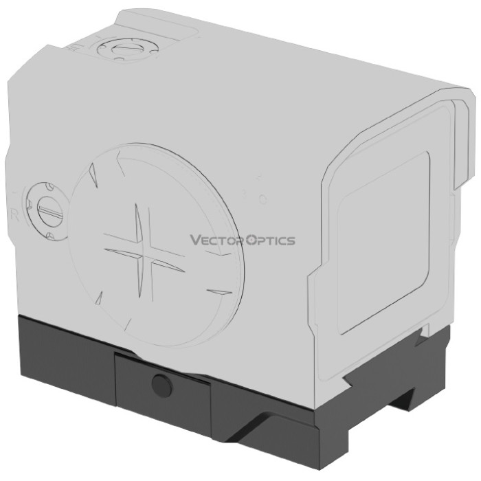Кріплення низьке Vector Optics на ластівчин хвіст для коліматорів з VOD footprint (SCFRM-17)