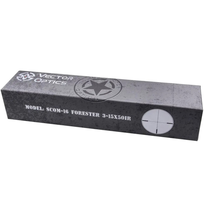 Приціл оптичний Vector Optics Forester 3-15x50 (30 mm) SFP illum.VFD-2 (SCOM-16)