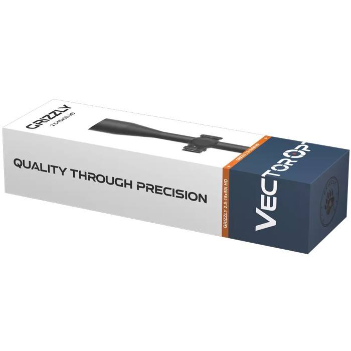 Приціл оптичний Vector Optics Grizzly 2.5-15x50 (30 mm) HD SFP illum. G4 Fiber Dot (SCOM-48)