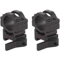 Кільця швидкоз'ємні середні на Вівер/Пікатінні Vector Optics 25.4 mm (SCQD-07)