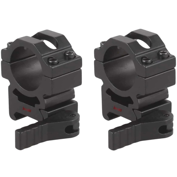 Кільця швидкоз'ємні середні на Вівер/Пікатінні Vector Optics 25.4 mm (SCQD-07)