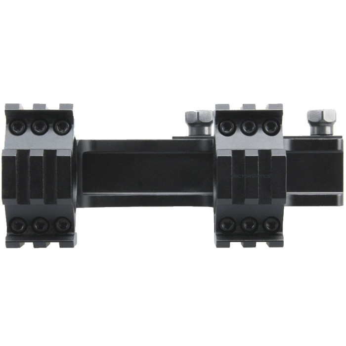Моноблок Vector Optics 30 mm AR з планками Пікатінні на кільцах по бокам і зверху (SCTM-59)