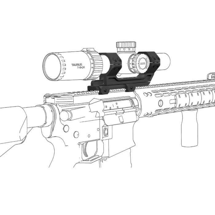 Моноблок з регульованою відстанню між кільцями Vector Optics 30 mm на Пікатінні (XASR-3037)