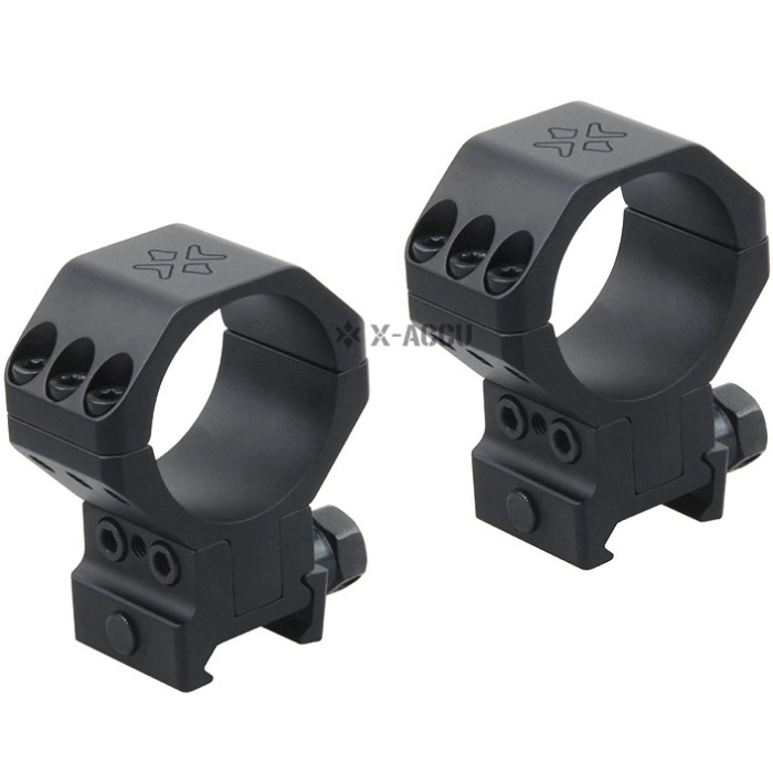 Кільця Vector Optics X-Accu 34 mm на Вівер/Пікатінні з регульованою висотою 34.5-40.5 mm (XASR-3050)
