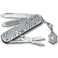 Нож швейцарский Victorinox Classic SD Brilliant Damast (0.6221.34)