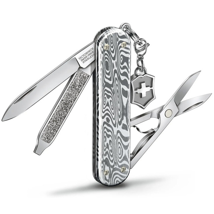 Ніж швейцарський Victorinox Classic SD Brilliant Damast (0.6221.34)