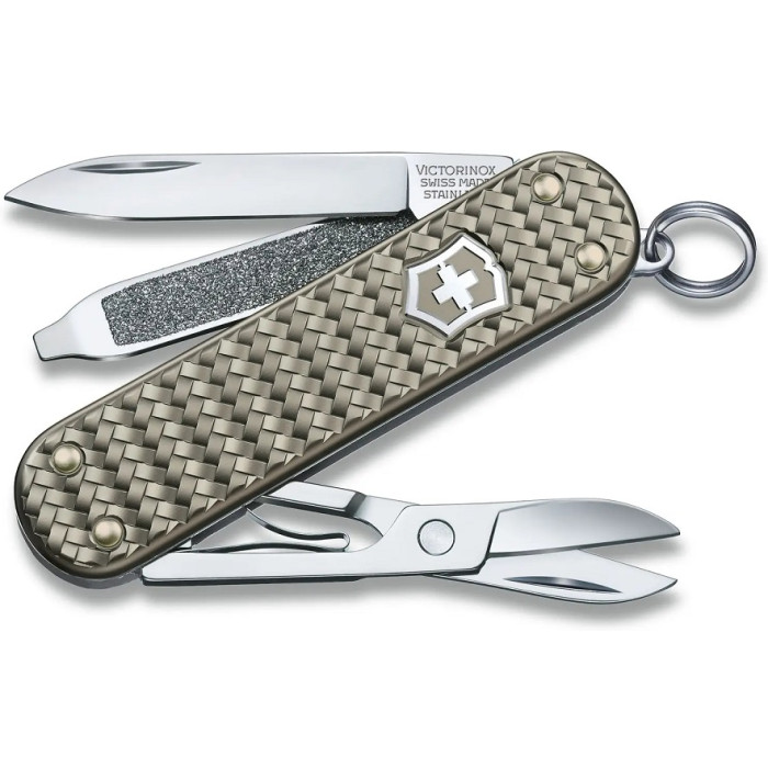 Ніж швейцарський Victorinox Classic SD Precious Alox Infinite Grey (0.6221.4031G)