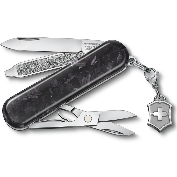 Нож швейцарский Victorinox Classic SD Brilliant Carbon (0.6221.90)