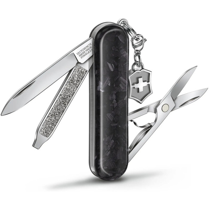 Нож швейцарский Victorinox Classic SD Brilliant Carbon (0.6221.90)