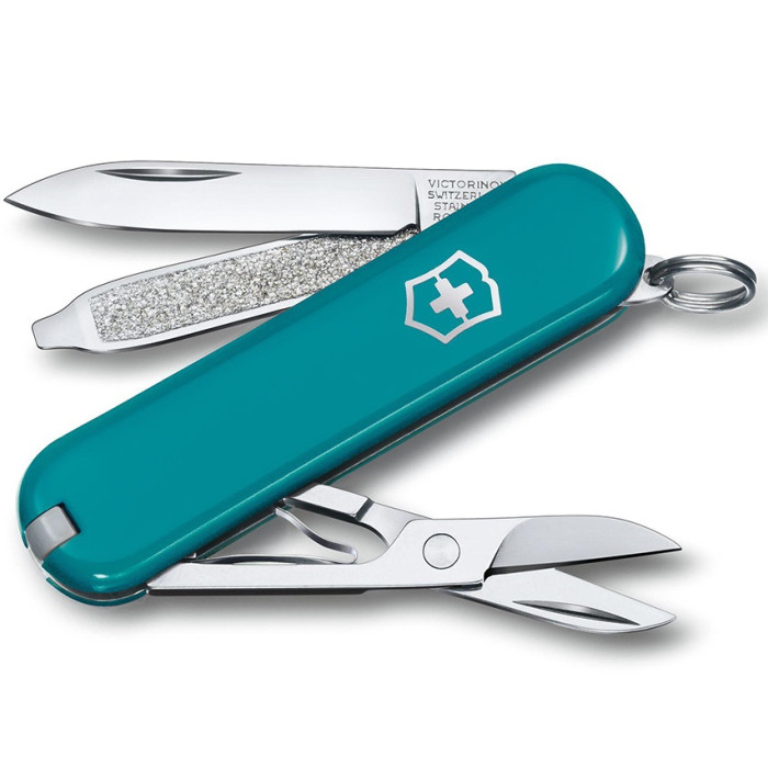 Ніж швейцарський Victorinox Classic SD Mountain Lake (0.6223.23G)