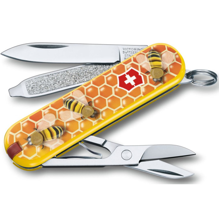 Ніж швейцарський Victorinox Сlassic "Honey Bee" (0.6223.L1702)