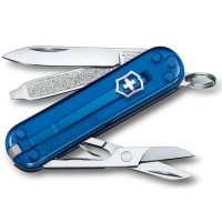 Нож швейцарский Victorinox Classic SD Transparent Deep Ocean (0.6223.T2G)