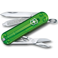 Нож швейцарский Victorinox Classic SD Transparent Green Tea (0.6223.T41G)