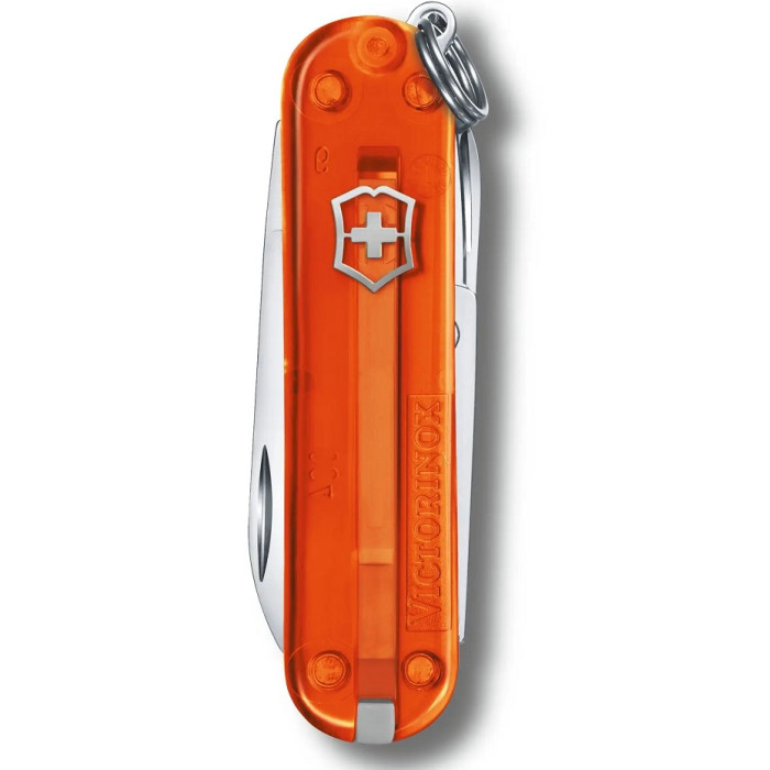 Ніж швейцарський Victorinox Classic SD Transparent Fire Opal (0.6223.T82G)