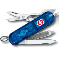 Нож швейцарский Victorinox Signature Lite Blue Transparent (0.6226.T2)