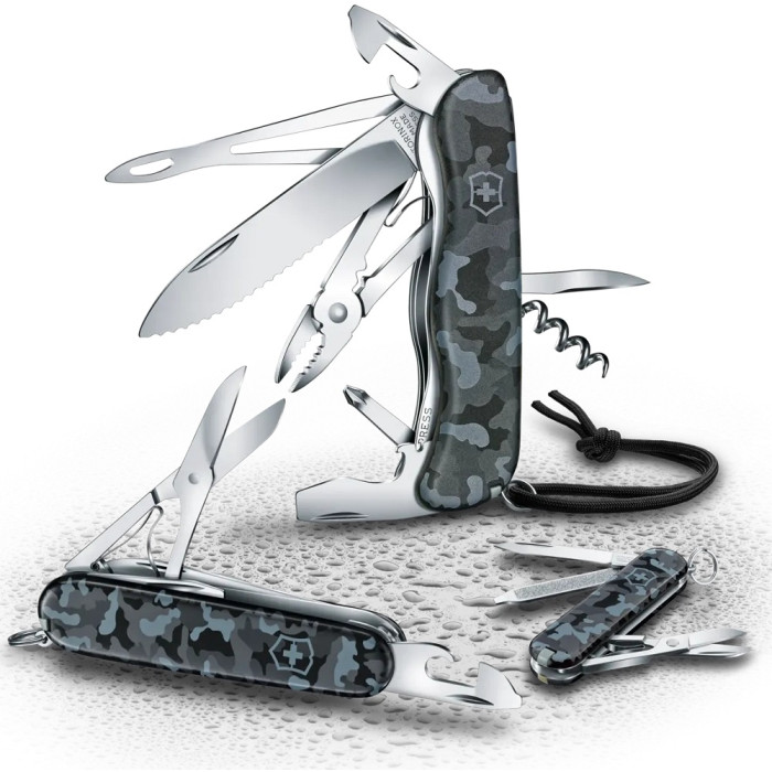 Нож швейцарский Victorinox Skipper Navy Camouflage (0.8593.W942)
