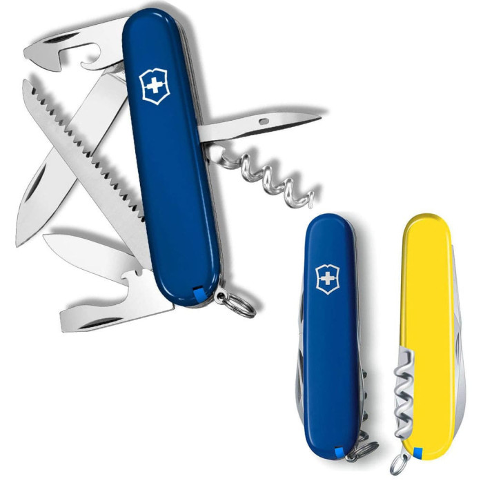 Ніж швейцарський Victorinox Camper Ukraine Blue-Yellow (1.3613.2.8)