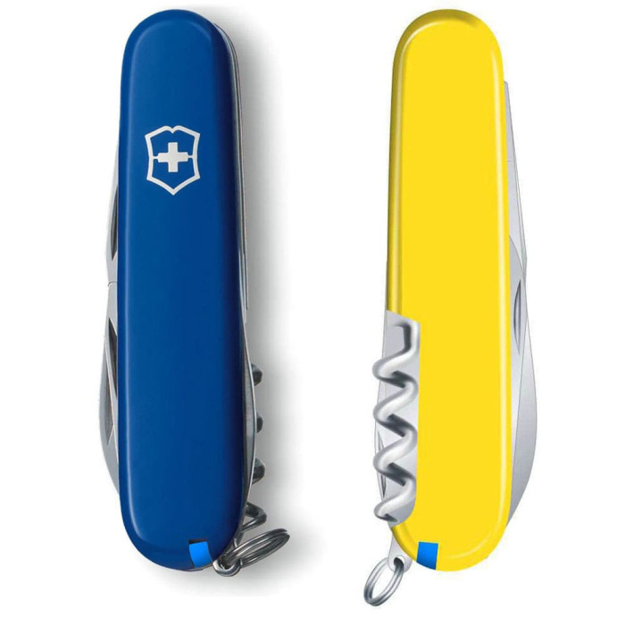 Ніж швейцарський Victorinox Camper Ukraine Blue-Yellow (1.3613.2.8)