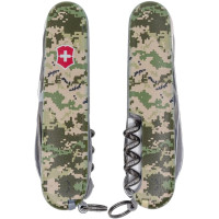 Ніж швейцарський Victorinox Climber Ukraine Pixel (1.3703.3_W3941p)