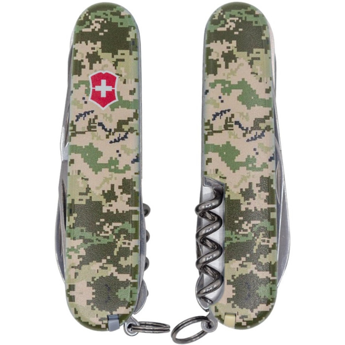 Ніж швейцарський Victorinox Climber Ukraine Pixel (1.3703.3_W3941p)