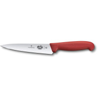Ніж кухонний Victorinox Fibrox Carving, 15 cm, Red (5.2001.15)