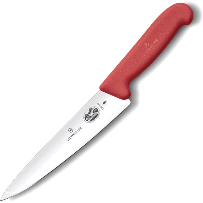 Нож кухонный Victorinox Fibrox Carving, 15 cm, Red (5.2001.15)