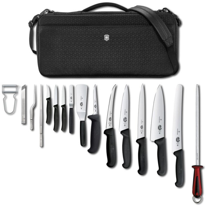 Набор кухонный Victorinox Chef's Knife Folder Compact Set, 16 предметов (5.4963.1)
