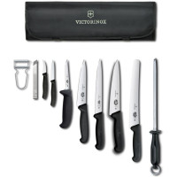 Набор кухонный Victorinox Chef's Knife Roll Starter Set, 10 предметов (5.4964.1)