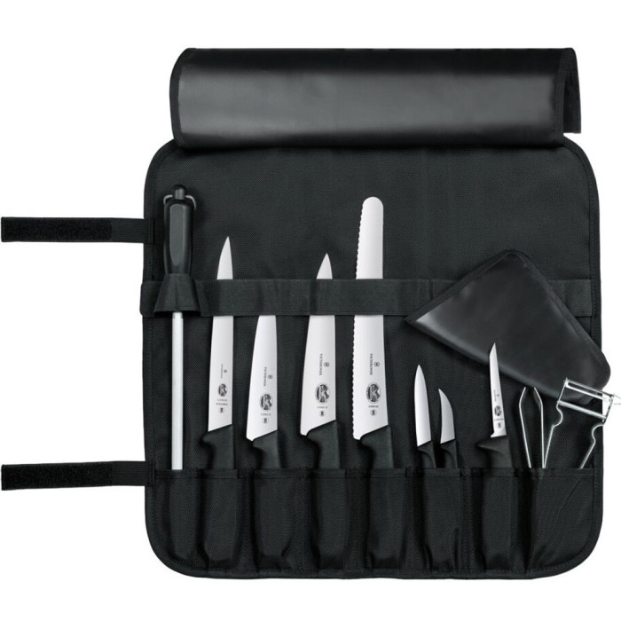 Набор кухонный Victorinox Chef's Knife Roll Starter Set, 10 предметов (5.4964.1)