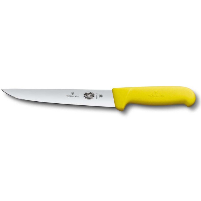 Нож кухонный Victorinox Fibrox Sticking, 18 cm, Yellow (5.5508.18)