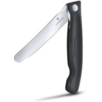 Нож кухонный складной Victorinox Swiss Classic Picnic 11 см, черный (6.7803.F)