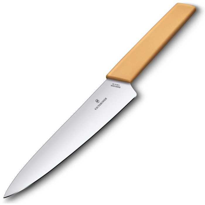 Нож кухонный Victorinox Swiss Modern Carving, Honey, 19 cm (6.9016.198B)