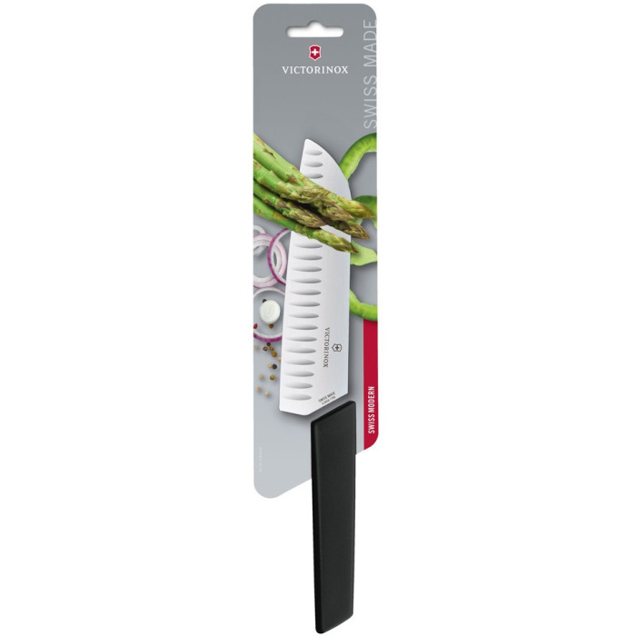 Ніж кухонний Victorinox Swiss Modern Santoku, 17 cm (6.9053.17KB)