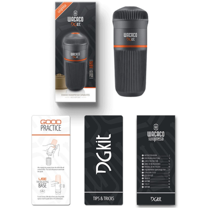 Аксесуари до Wacaco Nanopresso DG Kit (резервуар 140 мл, чашка, адаптер для капсул) (DG_KIT)