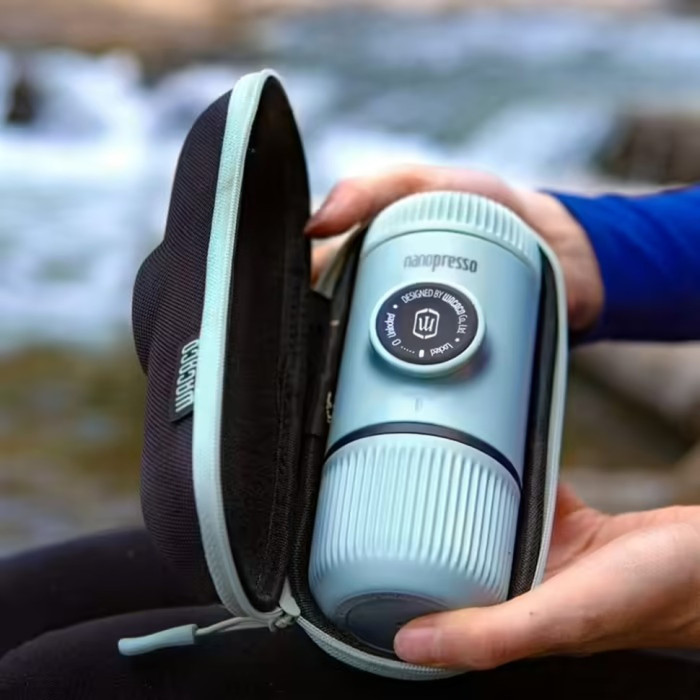 Портативна еспресо-кавоварка Wacaco Nanopresso, Blue (WNANOBLUE)