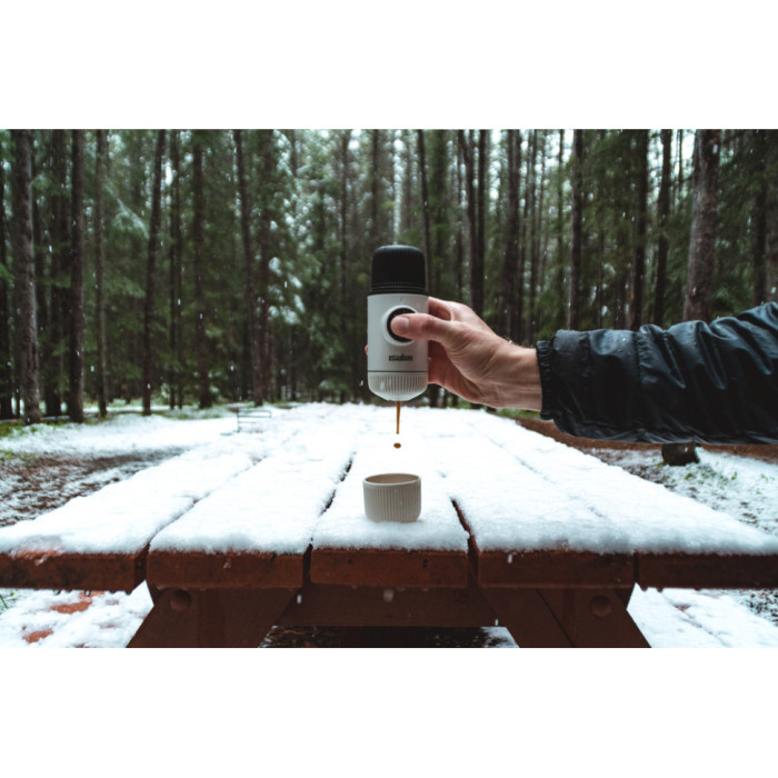 Портативна еспресо-кавоварка Wacaco Nanopresso, White (WNANOWH)