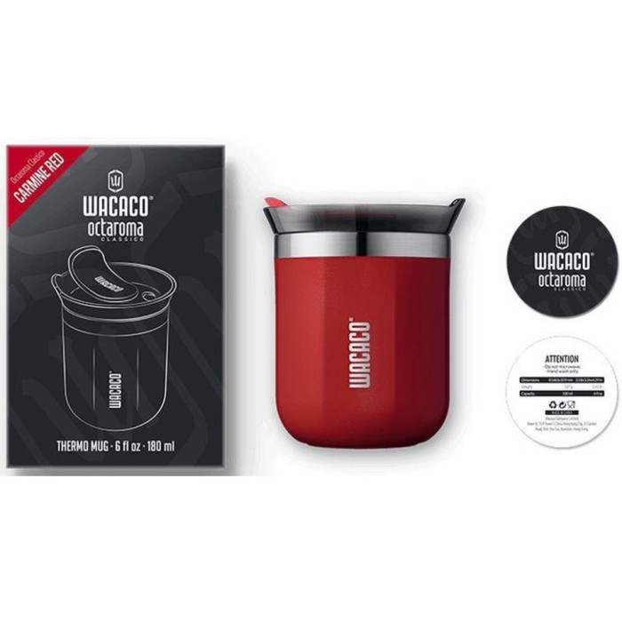 Термокухоль Wacaco Octaroma Classico 180ml, red (WOCT180RED)