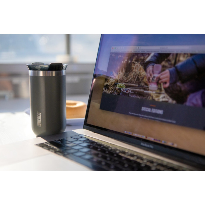 Термокухоль Wacaco Octaroma Lungo 300ml, grey (WOCT300GY)