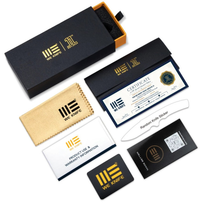 Ніж складаний Weknife 702XI Black Titanium (лімітована серія) (WE07B-2)