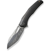 Нож складной Weknife Ignio Mystery Box Ignio Mystery Box, (8.39 см) Damasteel (Hakkapella) / 6AL4V Titanium черный (WE22042B-DS1 MB)