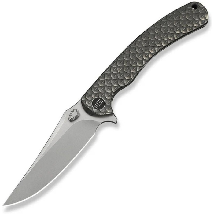 Нож складной Weknife Dracarys, (9.1 см) Böhler M390 / титан 6AL4V серый (WE25061B-1)