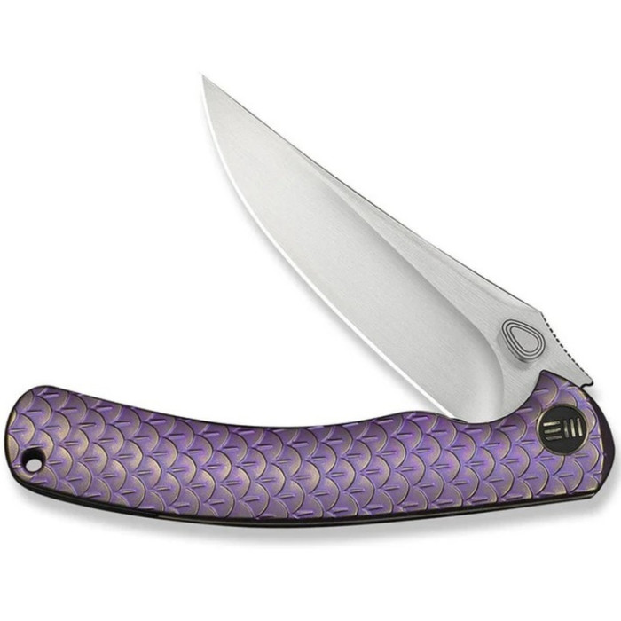 Ніж складаний Weknife Dracarys, (9.1 см) Böhler M390 / титан 6AL4V фіолетовий/золотий (WE25061B-2)