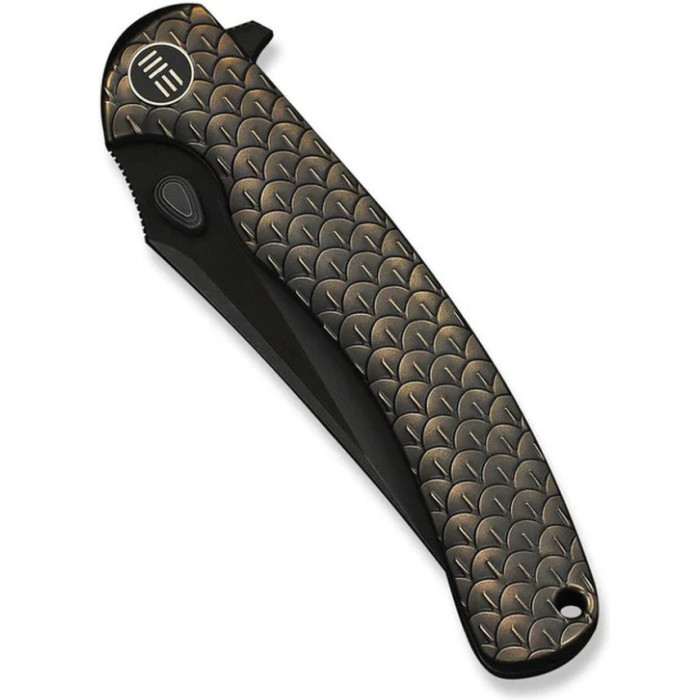 Нож складной Weknife Dracarys, (9.1 см) Böhler M390 / титан 6AL4V бронзовый/черный (WE25061B-4)