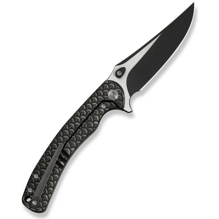 Нож складной Weknife Dracarys, (9.1 см) Böhler M390 / титан 6AL4V черный (WE25061B-5)