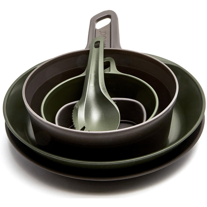Набір посуду Wildo Explorer Kit Multicolor Olive/Dark Grey (67221)