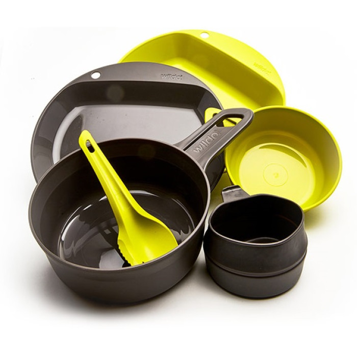 Набір посуду Wildo Explorer Kit Multicolor Lime/Dark Grey (67229)