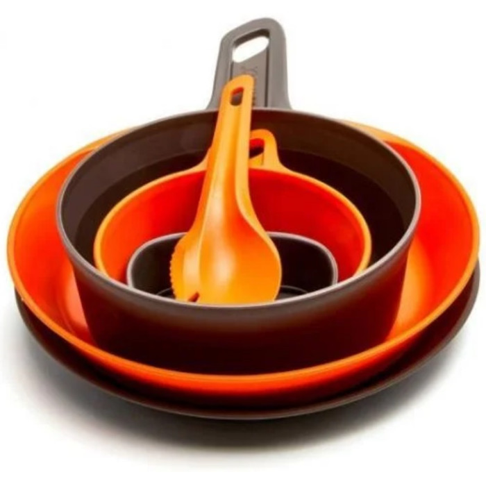 Набір посуду Wildo Explorer Kit Multicolor Orange/Dark Grey (67257)