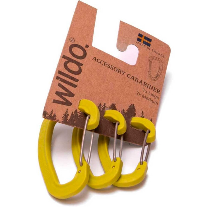 Набор карабинов Wildo Accessory Carabiner Set Lime (89629)