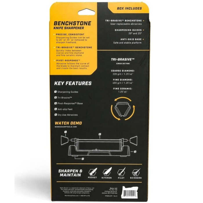 Точилка ручна Work Sharp Benchstone Sharpener (WSBCHBSS-I)